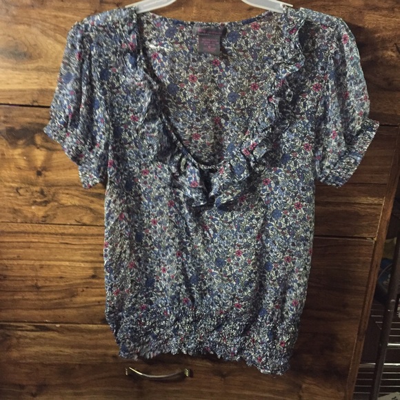 Sheer flower top