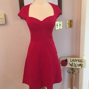 NWOT Structured Pink Dress