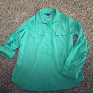 Old Navy Silky Green blouse