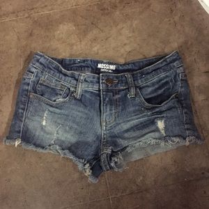 Denim shorts