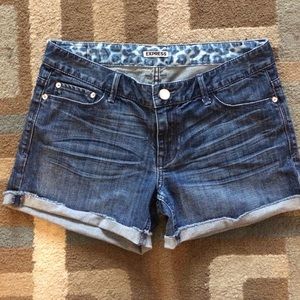 Express jean shorts size 10