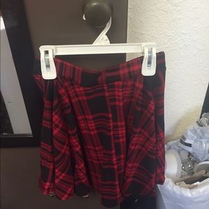 High waisted school girl skirt