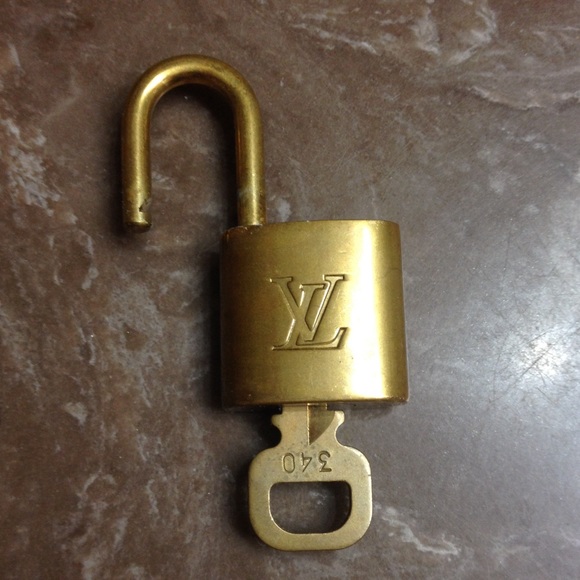 Authentic Louis Vuitton Lock & Key #340