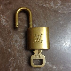 Authentic Louis Vuitton Lock & Key #340