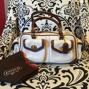Coach Canvas Top Handle Satchel