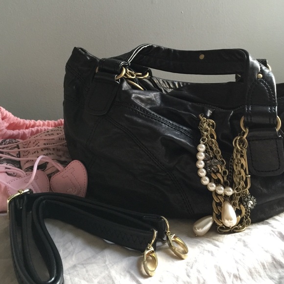 Juicy Couture Leather Crossbody Satchel