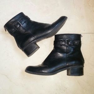 Black Buckle Boots