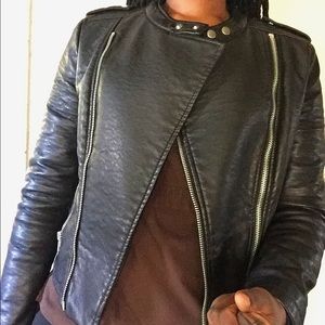 Forever 21 Faux Leather Moto Jacket