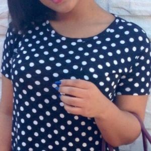 Polka Dot Crop Top