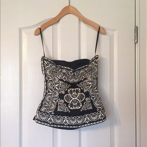 White House black market dressy bustier.