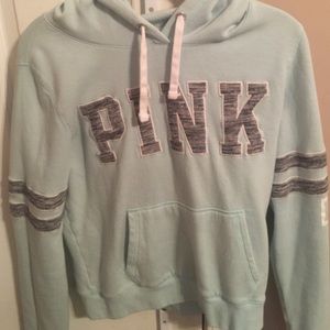 V CUTE BABY BLUE VS PINK HOODIE :-)