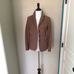 Banana Republic Brown Velvet Riding Blazer Size 6