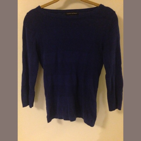 Cobalt Royal Blue Banana Republic Wool Sweater - Picture 1 of 3