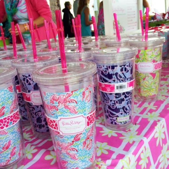 Lilly Pulitzer Monogrammed Tumbler - Picture 3 of 4