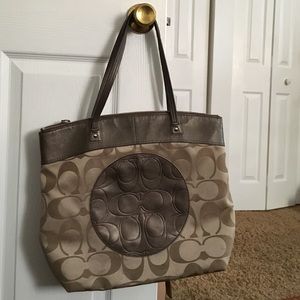 Coach Laura Tote . Genuine.
