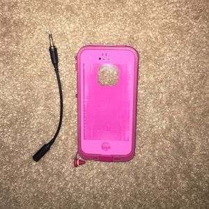 Hot Pink iPhone 5/5s Lifeproof Case