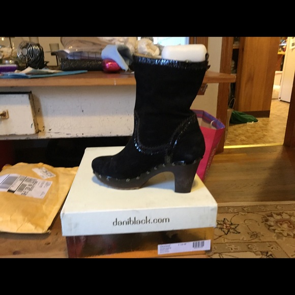 Suede sparkly boots!