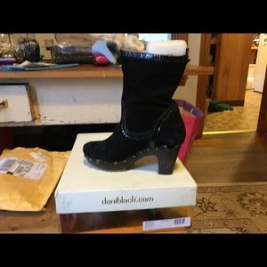 Suede sparkly boots!