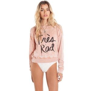 Amuse Society Tres Rad Crew Fleece