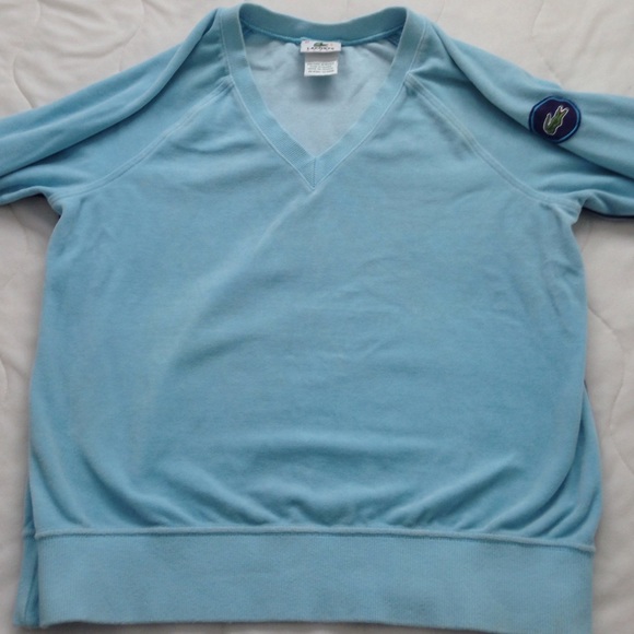 Vintage Lacoste velour pullover size 42/M