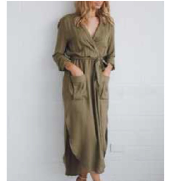 Slit maxi dress