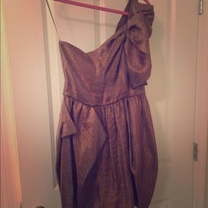 one shoulder cocktail dress! Size 4/6