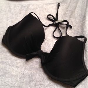 Aerie Black Bikini Top, 34DD.