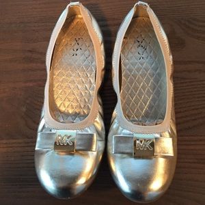 Michael Kors Gold Ballet Flats