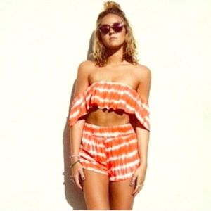 Two piece sabo skirt outfit