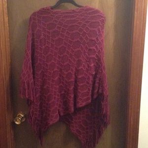 Sweater poncho