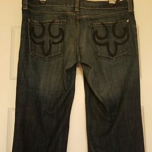 Deluxe Premier Jeans with Fleur-de-lis on pockets