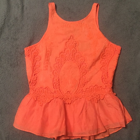 Dolve Vita Anthropologie Peplum Tank