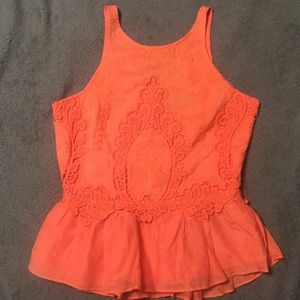 Dolve Vita Anthropologie Peplum Tank