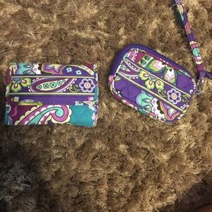 Vera Bradley wallet and wrislet
