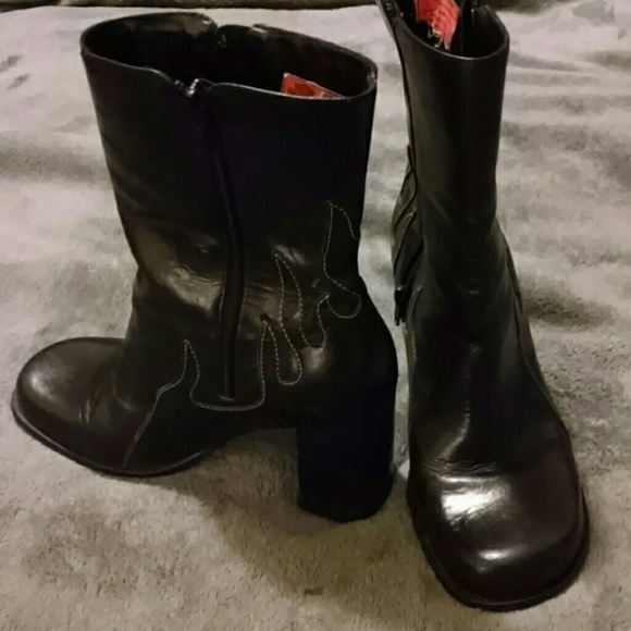 Harley Davidson Double Zip Boots