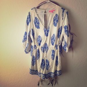 Blue & white adorable romper ☺️