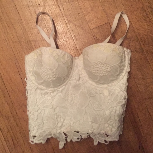 White lace top