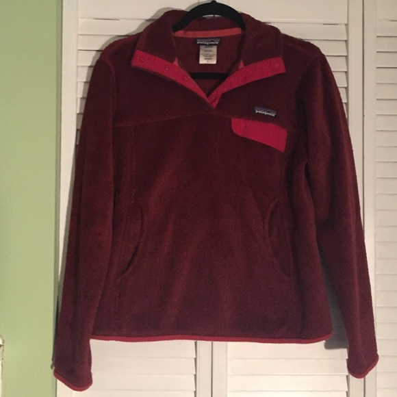 Patagonia Re-Tool Snap-T Garnet Pullover - RARE!