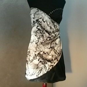 Black and White Dress