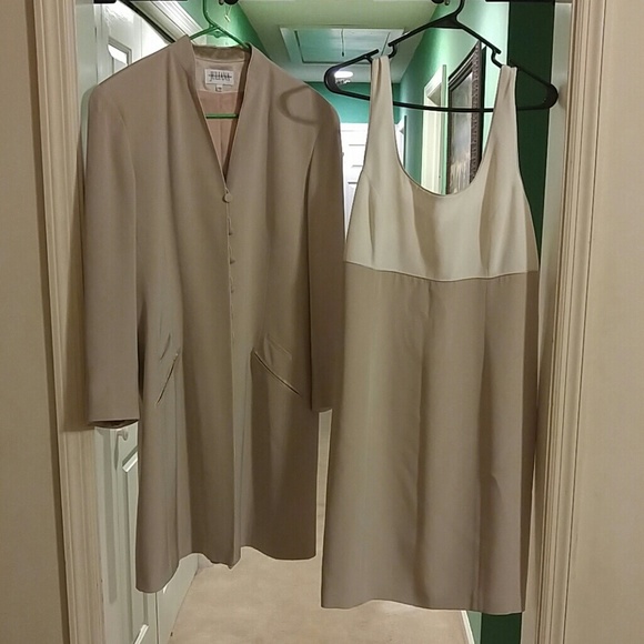 2 piece 100% Silk dress and long blazer by Juliana - Picture 1 of 1