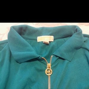 Teal Michael Kors shirt