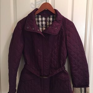 Burberry quilted diamond stitched jacket
