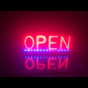 I am selling my OPEN sign