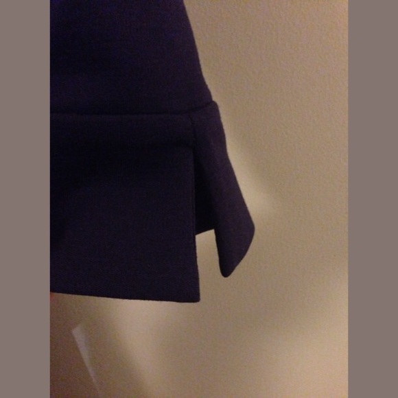 DIANE VON FURSTENBERG Aubergine Purple Wool Dress - Picture 2 of 4