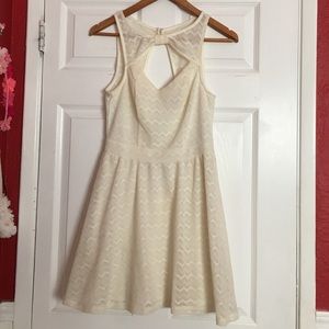 Short Creme Dress