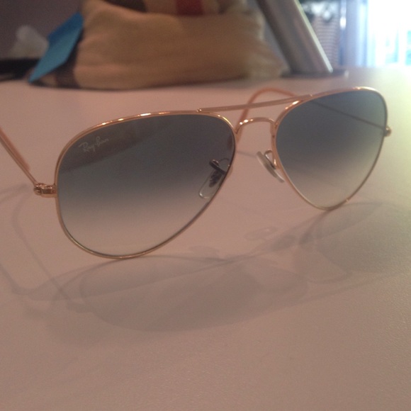 Blue Ombré Lens Ray Bans