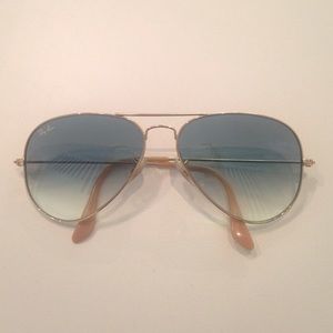 Blue Ombré Lens Ray Bans