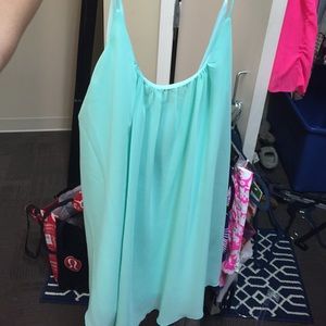Mint green boutique dress