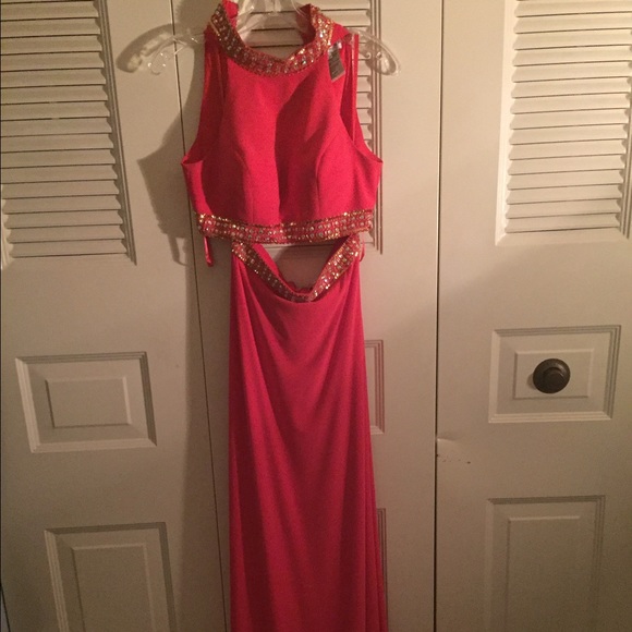 Two Piece Prom Dress