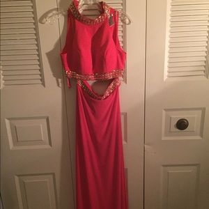 Two Piece Prom Dress